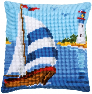 click here to view larger image of Sailboat (counted canvas kit)