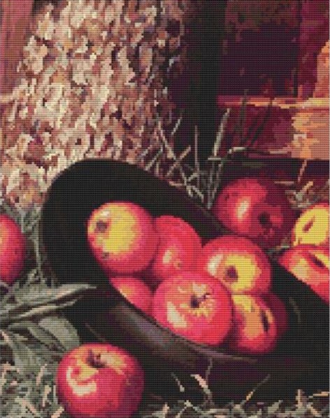 Still Life of Apples in a Hat (Levi Wells Prentice)