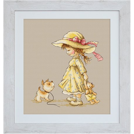 click here to view larger image of Come with Me (counted cross stitch kit)