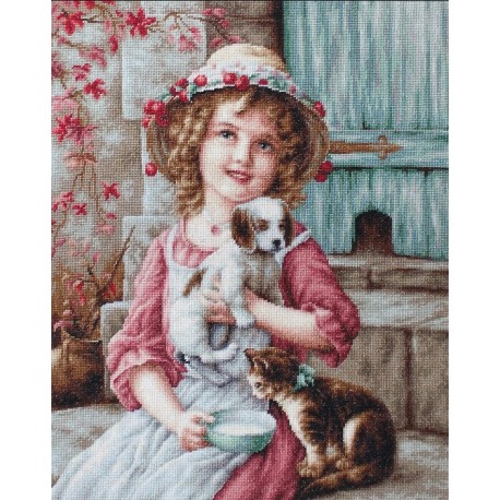click here to view larger image of Best of Friends (counted cross stitch kit)
