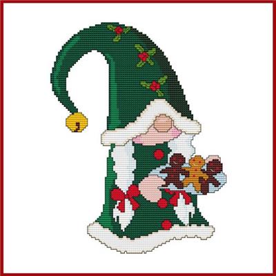 click here to view larger image of Ms Christmas Cookie Gnome (chart)
