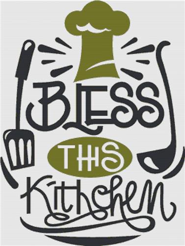 click here to view larger image of Bless this Kitchen (chart)