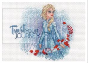 click here to view larger image of Trust Your Journey (counted cross stitch kit)