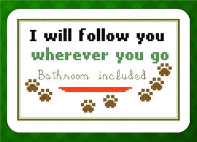 click here to view larger image of I Will Follow You (chart)