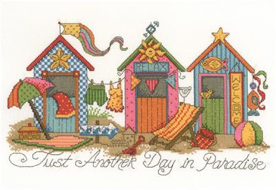 click here to view larger image of Another Day in Paradise - Diane Arthurs (counted cross stitch kit)