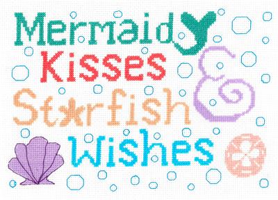 click here to view larger image of Mermaid Kisses - Kristianna Bond (counted cross stitch kit)
