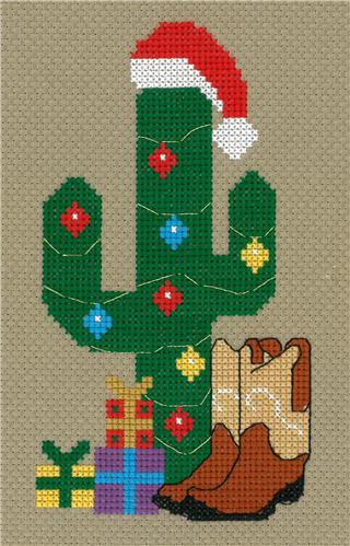 click here to view larger image of Cowboy Christmas - Kristianna Bond (counted cross stitch kit)