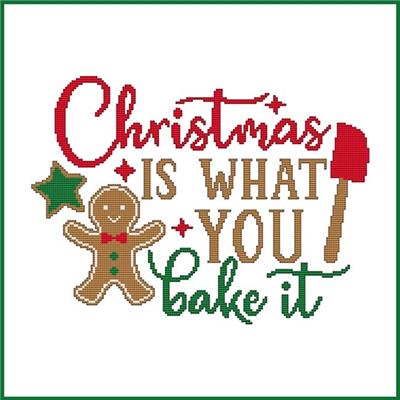 click here to view larger image of Christmas Is What You Bake It (chart)