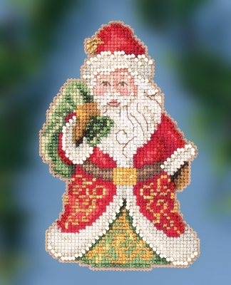 click here to view larger image of Gift Bearing Santa (counted cross stitch kit)