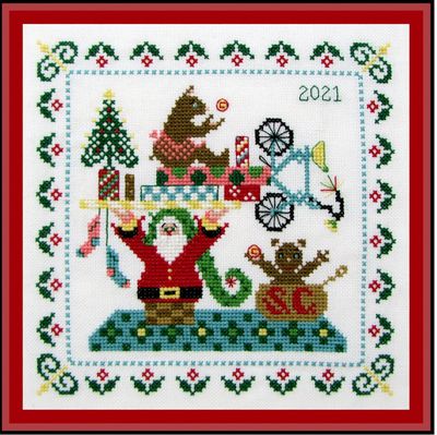 click here to view larger image of Santas Merry Bears (chart)