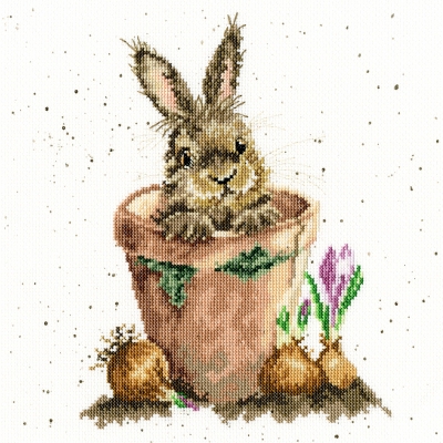 click here to view larger image of Flower Pot, The - Hannah Dale (counted cross stitch kit)