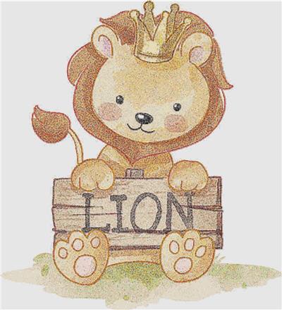click here to view larger image of Cute Lion (chart)