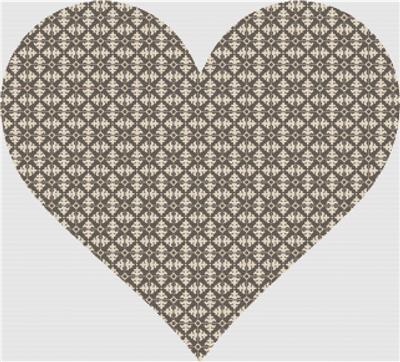 click here to view larger image of Mosaic Floral Heart (chart)