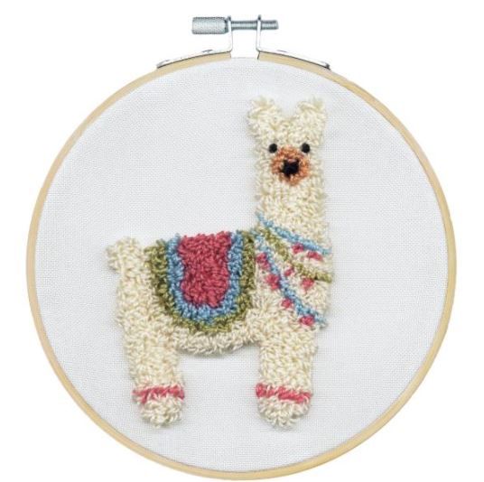click here to view larger image of Llama (Punchneedle)