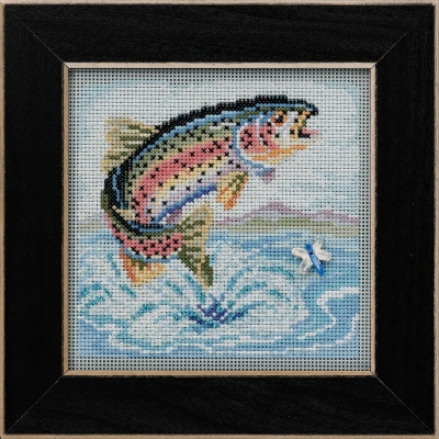 click here to view larger image of Rainbow Trout (2021) (counted cross stitch kit)