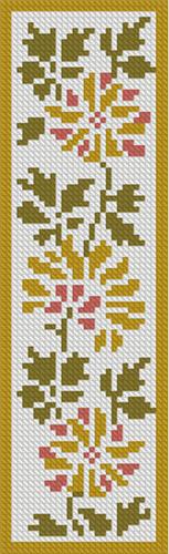click here to view larger image of Floral Bookmark 2 (chart)