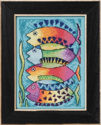 click here to view larger image of Peces (counted cross stitch kit)