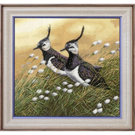 click here to view larger image of Lapwings (counted cross stitch kit)