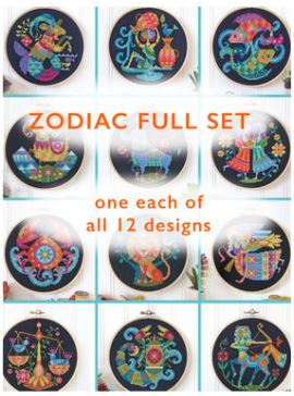 click here to view larger image of Zodiac Full Set of 12 (chart)