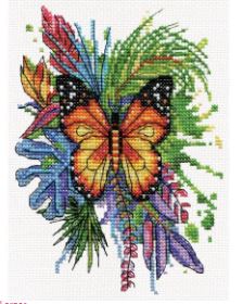 click here to view larger image of Butterfly (counted cross stitch kit)