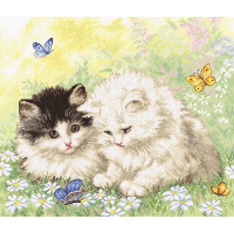 click here to view larger image of Summer Play Time (counted cross stitch kit)