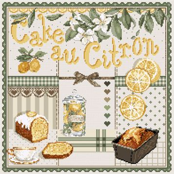 click here to view larger image of Cake au Citron (chart)