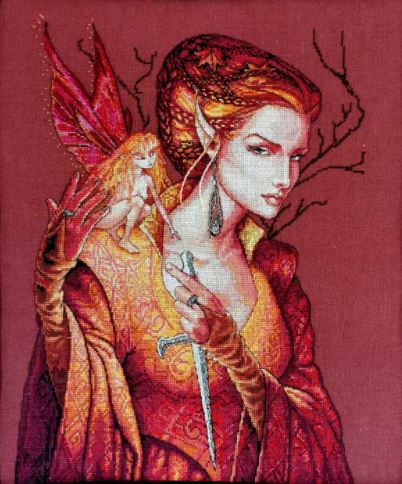 click here to view larger image of Reine Des Fées (counted cross stitch kit)