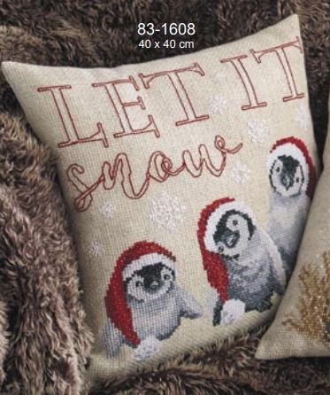 click here to view larger image of Let It Snow (counted cross stitch kit)