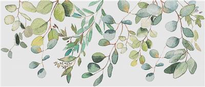 click here to view larger image of Watercolour Eucalyptus Leaves (chart)