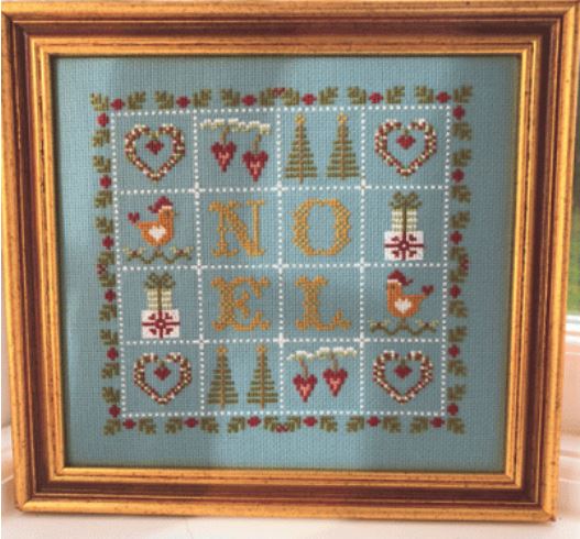click here to view larger image of Noel Boxes (KIT) - 32ct Linen (counted cross stitch kit)