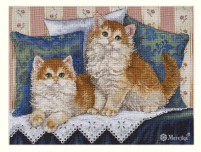 click here to view larger image of Fluffy Fellows (counted cross stitch kit)