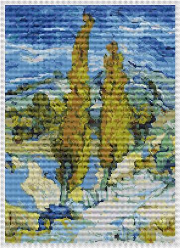 click here to view larger image of Poplars at Saint Remy (Vincent Van Gogh) (chart)