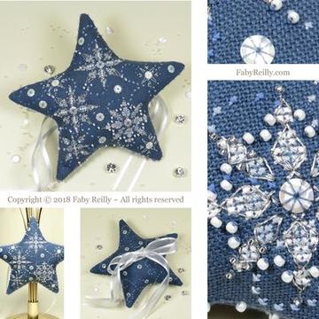 click here to view larger image of Let it Snow Star (chart)