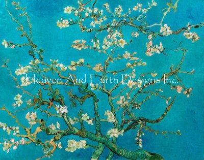 click here to view larger image of Almond Blossom Blue/Mini - Vincent Van Gogh (chart)