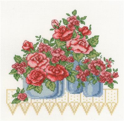click here to view larger image of Blushing Roses - Ursula Michael (chart)