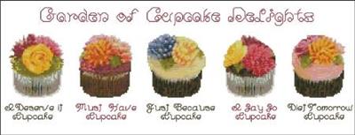 click here to view larger image of Garden of Cupcake Delights (chart)