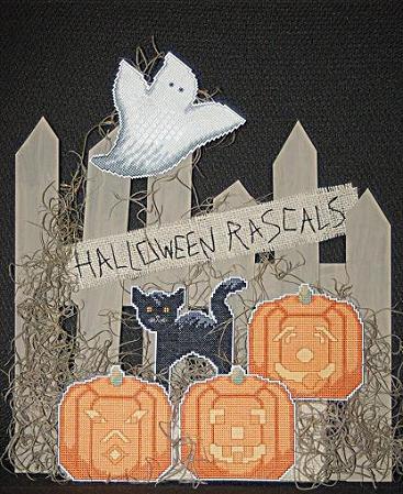click here to view larger image of By the Fence - Halloween Rascals (chart)