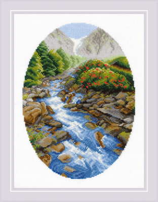 click here to view larger image of Upstream (counted cross stitch kit)