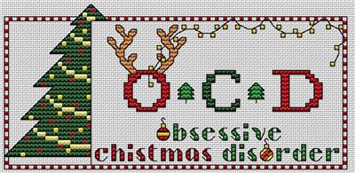 click here to view larger image of OCD Christmas (chart)