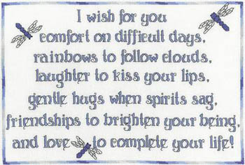 click here to view larger image of Dragonfly Wishes (chart)