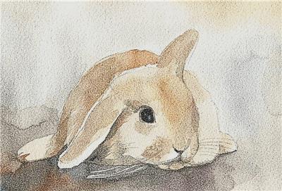 click here to view larger image of Watercolour Bunny (chart)
