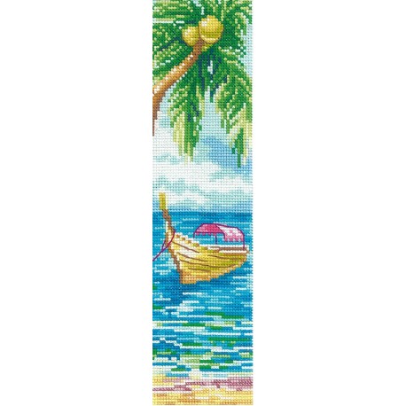 click here to view larger image of Bookmarks - Hawaii (counted cross stitch kit)