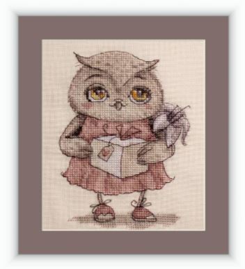click here to view larger image of With Love (counted cross stitch kit)
