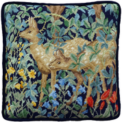click here to view larger image of Greenery Deer Tapestry (needlepoint kit)