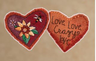 click here to view larger image of Crazy Love (2021) (counted cross stitch kit)