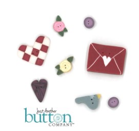 click here to view larger image of Love - February Monthly Musing  Button Pack - JAB6800.G (button pack)