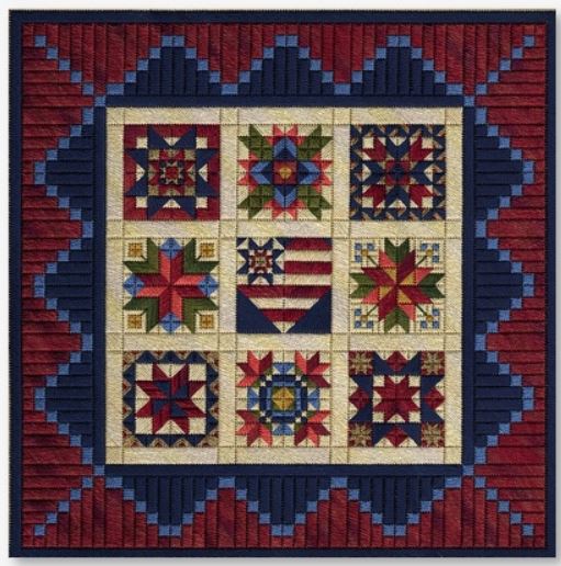 click here to view larger image of Summer Barn Quilts (counted canvas chart)