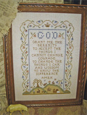 click here to view larger image of Serenity Prayer (chart)