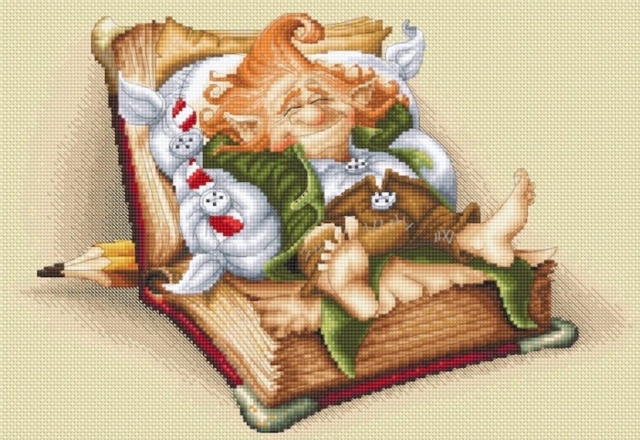 click here to view larger image of Gnomes Book Nap (chart)