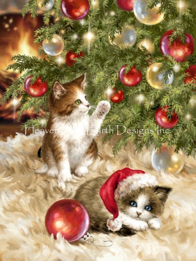 click here to view larger image of Christmas Tree Kittens/Mini - Dona Gelsinger (chart)